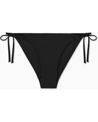 COS - Bikinihose Zum Binden - Lyst