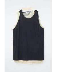 COS - Layered Knitted Tank Top - Lyst