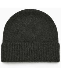 COS Pure Cashmere Beanie - Green