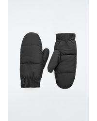 COS - Gepolsterte Fäustlinge Mit Shearling-Futter - Lyst
