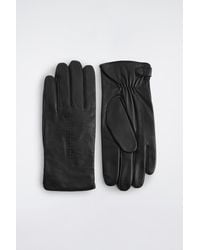 COS - Cashmere-Lined Leather Gloves - Lyst