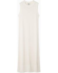 COS - Knitted Linen Maxi Dress - Lyst