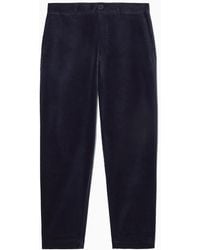 COS - Hose Aus Baumwoll-moleskin Mit Geradem Bein - Lyst