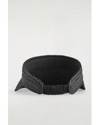 COS - Woven Paper Visor - Lyst
