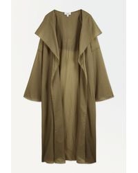 COS - The Hooded Trench Coat - Lyst