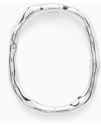 COS - Hammered Bangle - Lyst