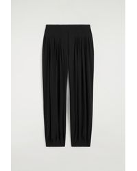 COS - Pleated Crepe Balloon Pants - Lyst