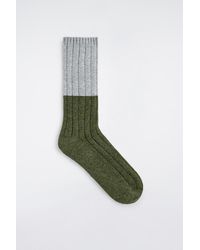 COS - Ribbed Colour-Block Socks - Lyst