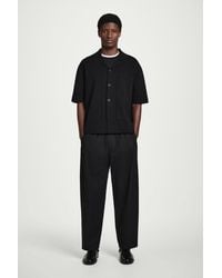 COS - Verkürzte Hose Mit Weitem Bein - Lyst