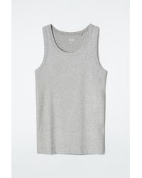 COS - Ribbed Tank Top - Lyst