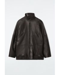 COS - The Leather Jacket - Lyst