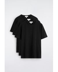 COS - 3-pack Regular Cotton T-shirts - Lyst
