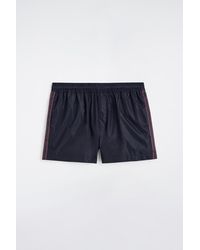 COS - Stripe-Detail Swim Shorts - Lyst