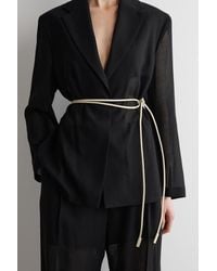 COS - Ledergürtel - Lyst