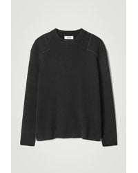 COS - Pullover Aus Woll-mix Mit Aufnähern - Lyst