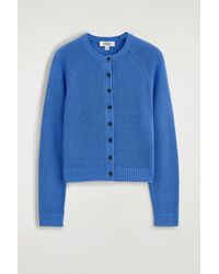 COS Cardigan in Blue | Lyst