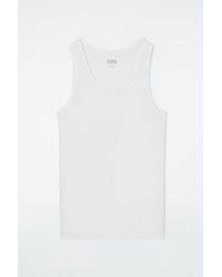COS - Ribbed Tank Top - Lyst