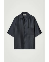 COS - Silk Resort Shirt - Lyst