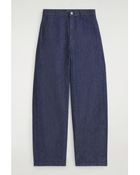 COS - Wide-Leg Denim Pants - Lyst