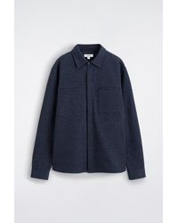 COS - Relaxed Mélange Jersey Overshirt - Lyst