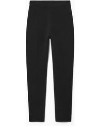 COS - Slim-fit Knitted Pants - Lyst