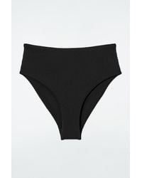 COS - Ribbed High-waisted Bikini Briefs - Lyst