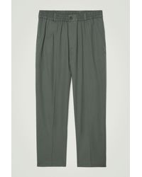 COS - Tapered Elasticated Trousers - Lyst