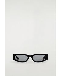 COS - Slim Rectangular Sunglasses - Lyst