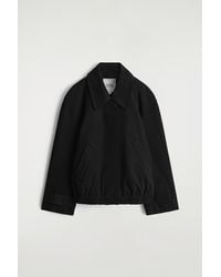 COS - Rounded Cotton Blouson Jacket - Lyst
