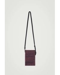COS - Knitted Phone Pouch - Lyst
