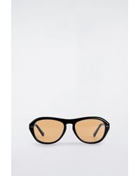 COS - Oval-Frame Sunglasses - Lyst