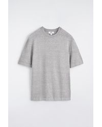 COS - Knitted Linen T-Shirt - Lyst