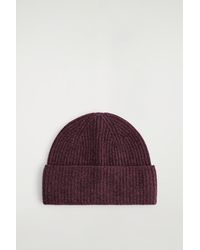 COS - Wool-Cashmere Beanie - Lyst