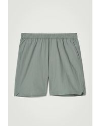 COS - Pima Cotton Elasticated Shorts - Lyst