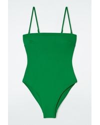 COS - Bandeau Swimsuit - Lyst