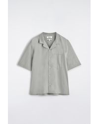 COS - Camp-Collar Cotton Shirt - Lyst