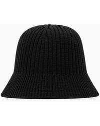 COS - Ribbed Merino Wool Bucket Hat - Lyst