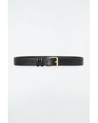 COS - Classic Leather Belt - Lyst