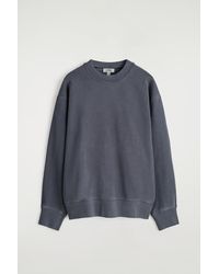 COS - Relaxed Washed-cotton Sweatshirt - Lyst