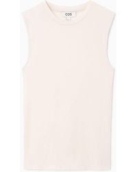COS - Merino Wool Knitted Tank Top - Lyst