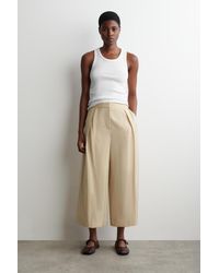 COS - Fließende Culottes Mit Falten - Lyst