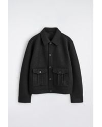 COS - Boiled-Wool Jacket - Lyst