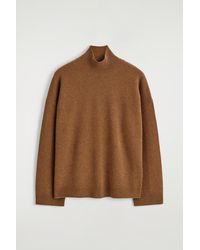 COS - Cashmere Mock-Neck Sweater - Lyst