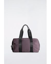 COS - Leather-Detail Duffle Bag - Lyst