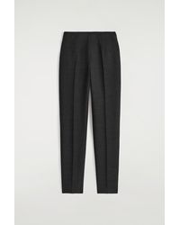 COS - Wool-Blend Slim-Leg Pants - Lyst