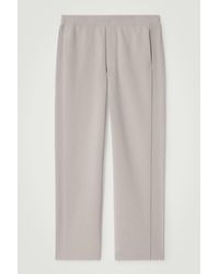 COS - Double-faced Straight-leg Track Pants - Lyst