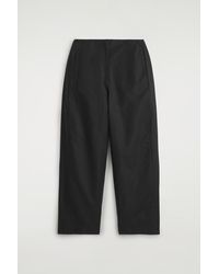 COS - Pima Cotton Barrel-Leg Pants - Lyst