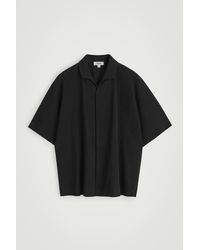 COS - Crinkled-Cotton Shirt - Lyst