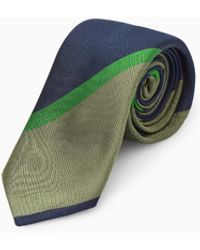 COS - Striped Pure Silk Tie - Lyst