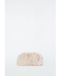 COS - Pochette Cavatelli Mini Effetto Pelliccia - Lyst